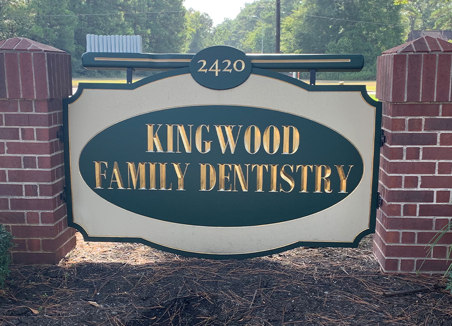 Kingwood Family Dentistry sign