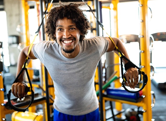 person working out